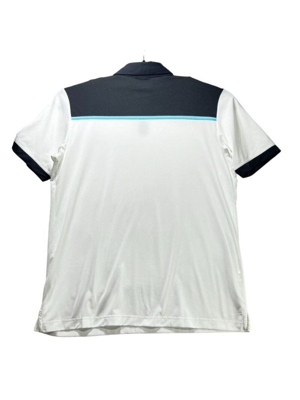 CALLAWAY Mens Short Sleeve Performance Polo Shirt Color-block Pattern Polyester - Picture 3 of 8